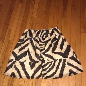 Women’s zebra print skirt